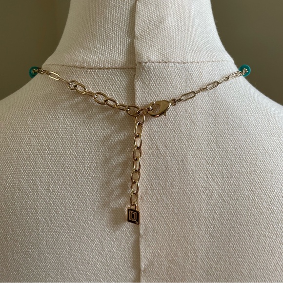 DANNIJO Gold Plated Marley Love Necklace in Multi - Picture 3 of 6